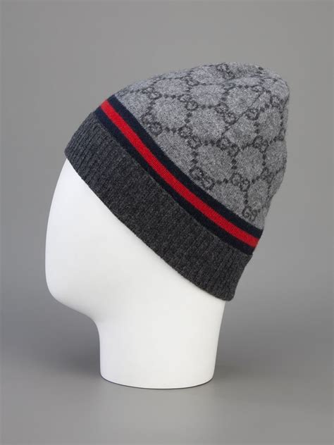 grey gucci beanie|gucci wool beanie.